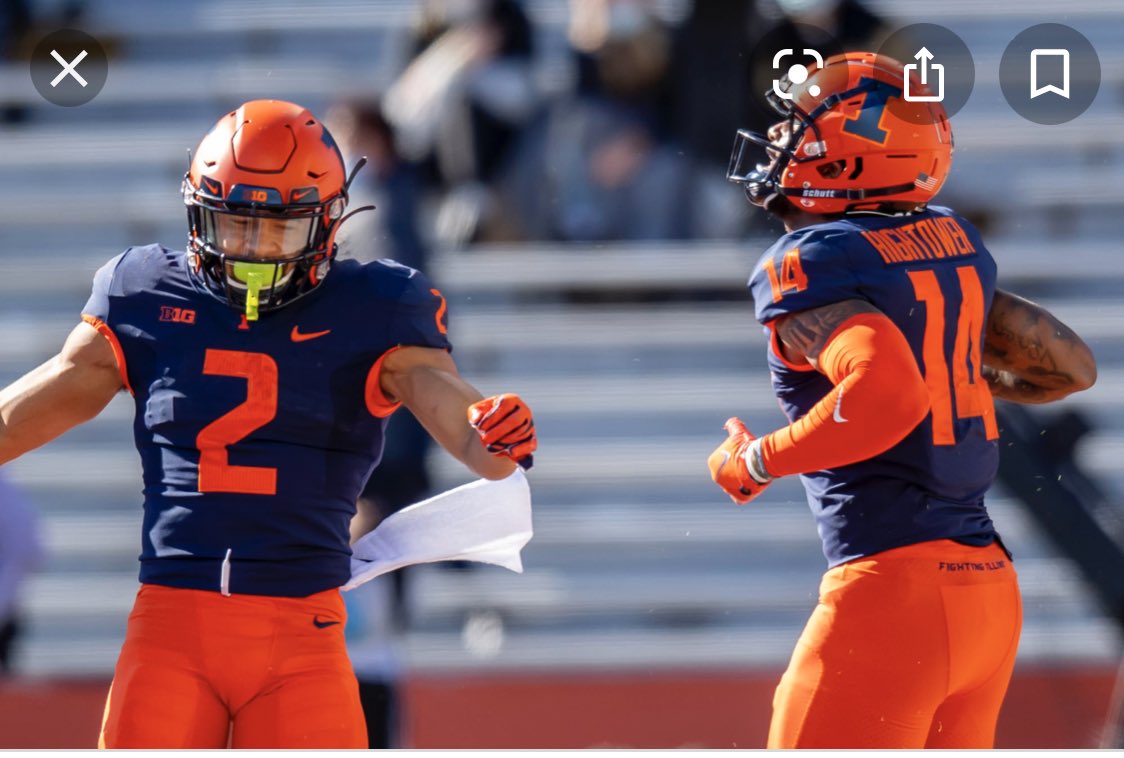 RegFleu's tweet photo. Excited to be re offered by the University of Illinois!!🧡💙@BretBielema https://t.co/IZQZgALSXP