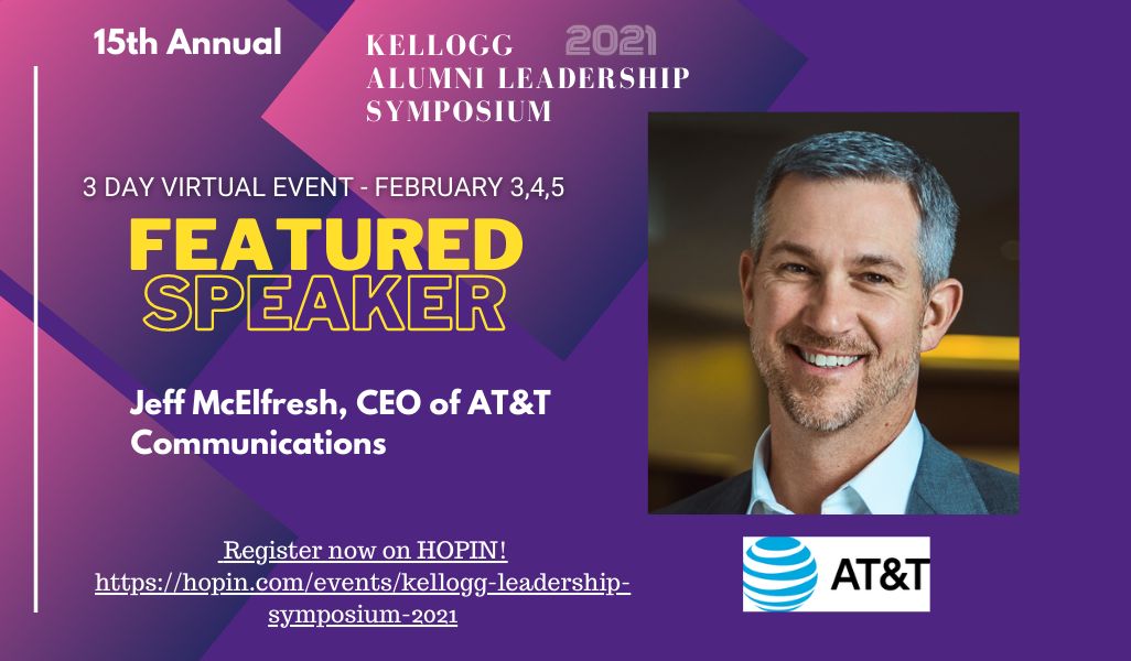 XforiaTech's tweet photo. @KelloggDFW will be featuring AT&amp;T CEO Jeff McElfresh during our 15th Annual #KelloggSymposium Virtual Event on Feb 3, 4 and 5.  Over 20 other #Leadership Speakers will offer #bestpractices on dealing with these #UncertainTimes.  https://t.co/U0EwcXlRNP https://t.co/SKjxv0pWHp