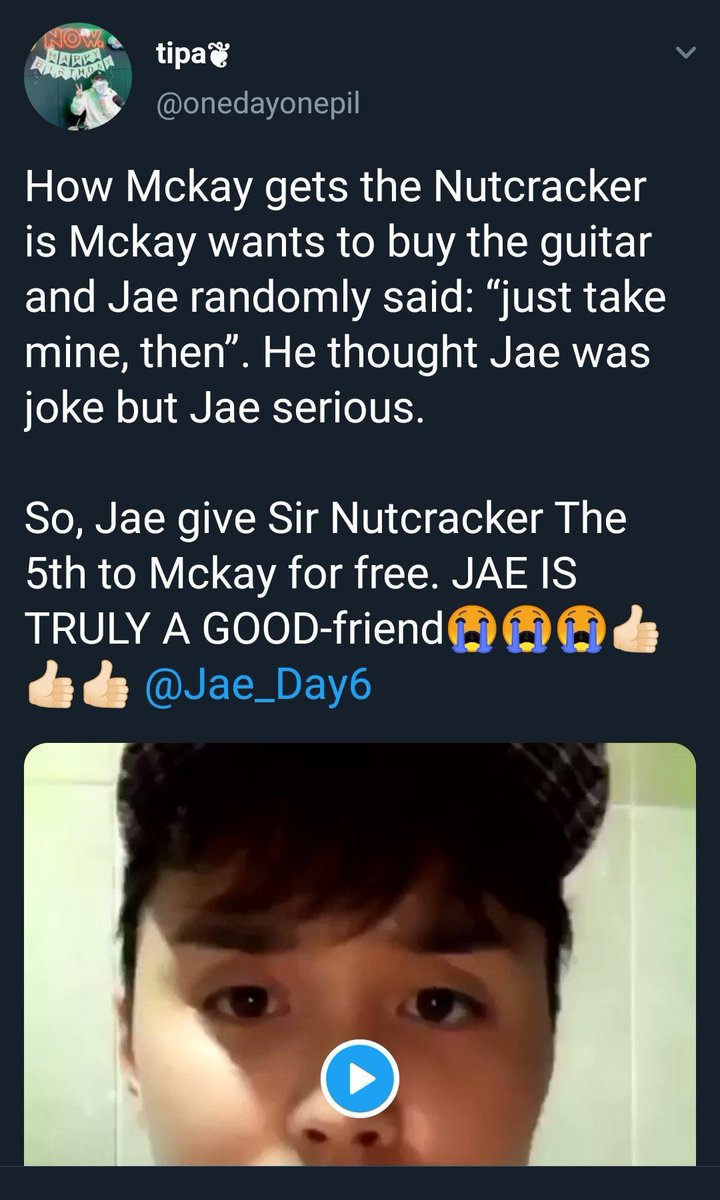 his love and appreciation for his parents and friends is always so apparent! he gave his friend his guitar after he mentioned he wanted one just like that...his friend even thought jae was joking but he wasnt!!! instruments ain& #39;t cheap!