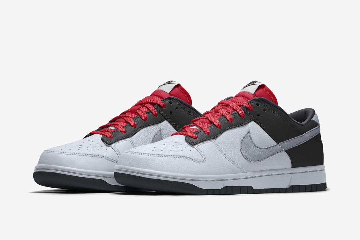 Nike By You Dunk Lows as cartoon characters. 