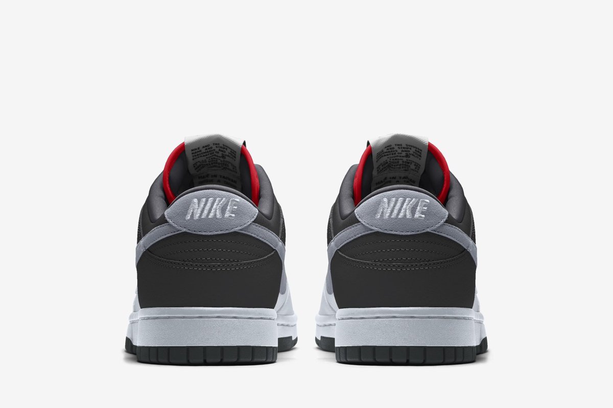 Nike By You Dunk Lows as cartoon characters. 