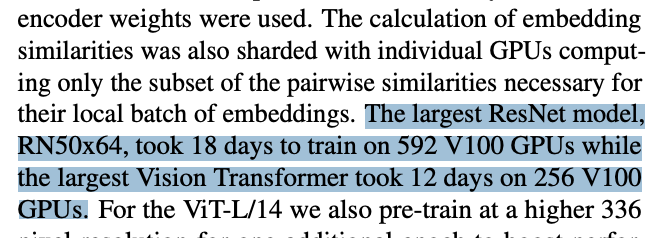 So what does  @OpenAI's CLIP do differently?Researchers used 400 million (!) image and text pairs to train models to train models to predict which caption (from 32,768 options) best matched a given image.Training the two models took 30 days.
