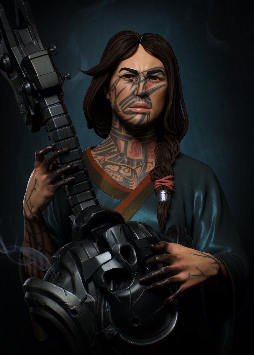 dsooousa's tweet photo. Created this character during the CGMA - Character creation for games course with Patrick Yeung.
Really happy having a new piece for my portfolio! It's been a while.
More renders at:
https://t.co/gt8Up3QxPu https://t.co/oDPXmvujaV