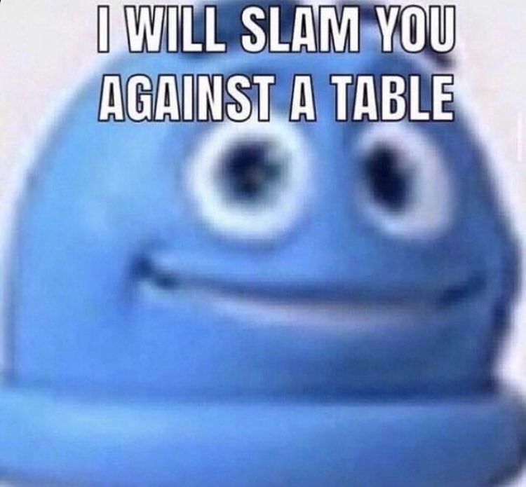 TNTDragon109's tweet photo. @AverageMcyt Lets get #tableslam trending https://t.co/QQIjQgwVMo