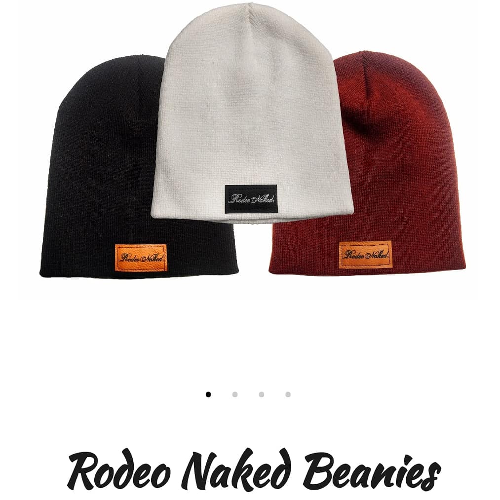 riderodeonaked's tweet photo. The New Rodeo Naked Beanies are now available online due to popular request!!! These Bad boys are guaranteed to keep you warm and keep you looking fresh!🔥
 https://t.co/reFhuYxsRm

#RodeoNaked #RodeoNakedGear #Rodeo #Brand #WesternFashion #Headwear #Beanies #LeatherPatch https://t.co/49VYwOH4j5