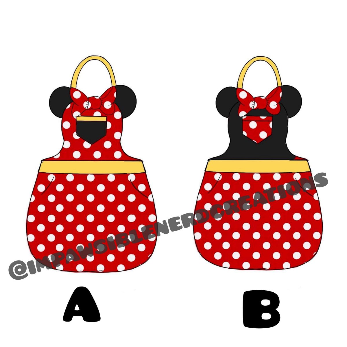 ImpawsNCreation's tweet photo. Hey Folks and Fae I could use your help on choosing a design for my next apron!  Like for B and Comment for A. Retweet if you like both!
#SmallBusiness #crafter
#folksandfae https://t.co/Fdl7cY70fm