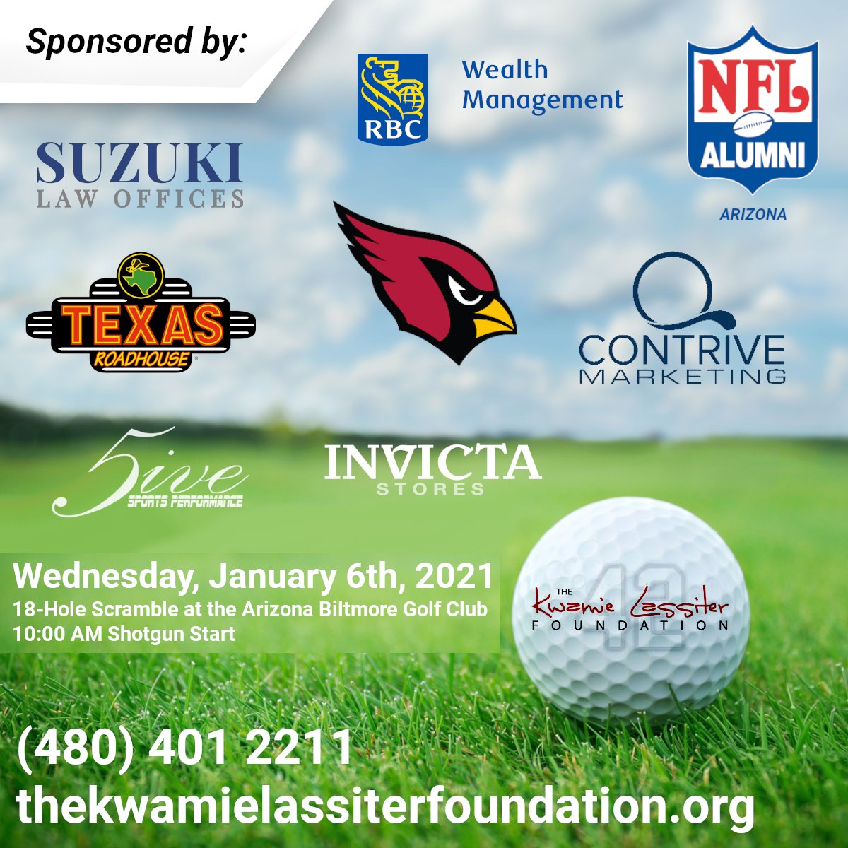 Tomorrow is the big day! We're so excited and hope you all are too!! 

We've got one last group of celebrity players to share before we tee off tomorrow morning at 10:00 AM. Can't wait to have a great time with everyone!