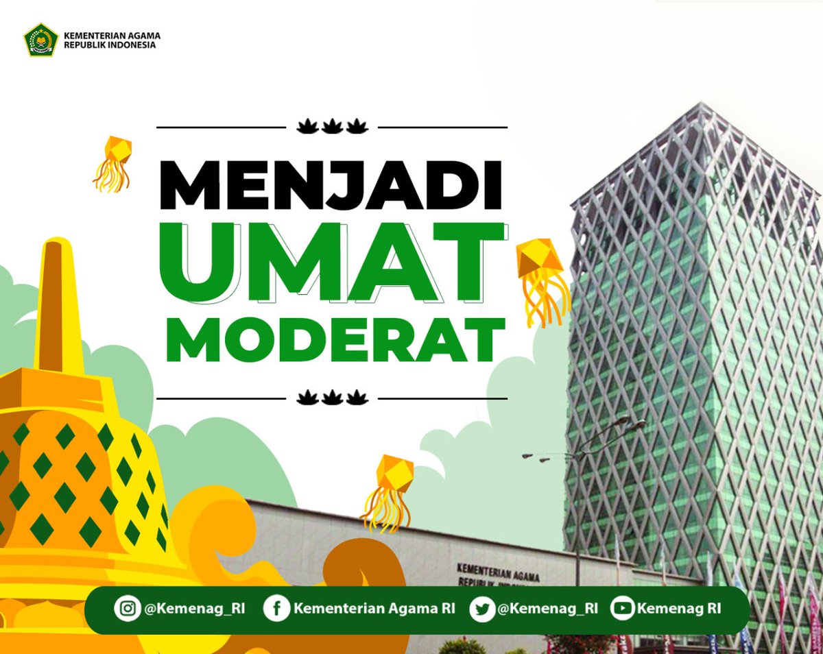 Kemenag_RI's tweet photo. Dalam Majjhimapatipada (Jalan Tengah), Guru Agung Buddha mengajarkan pentingnya menghindari dua jalan ekstrim sehingga tercapai keharmonisan dalam kehidupan sosial bermasyarakat dan kehidupan spiritual beragama.

👇👇👇

Menjadi Umat Moderat https://t.co/WIaS4SZ4g1 https://t.co/mjTzH0Im51