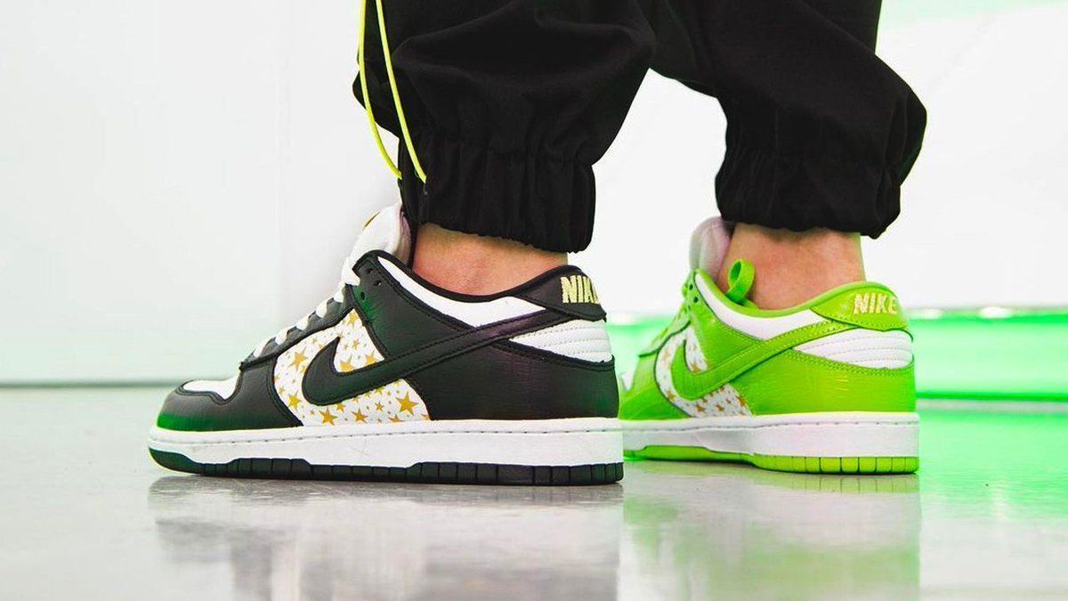 nike dunk mean green