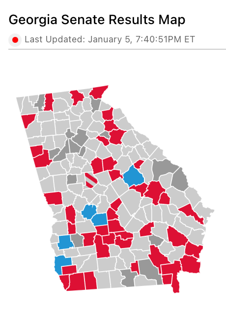 Fivethirtyeight On Twitter Election Results Are Coming In Now From Georgia Follow Along Here Https T Co Ii10zmtr71