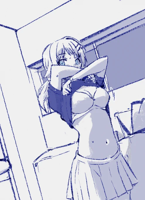 めぐるちゃんの脱衣を目撃 