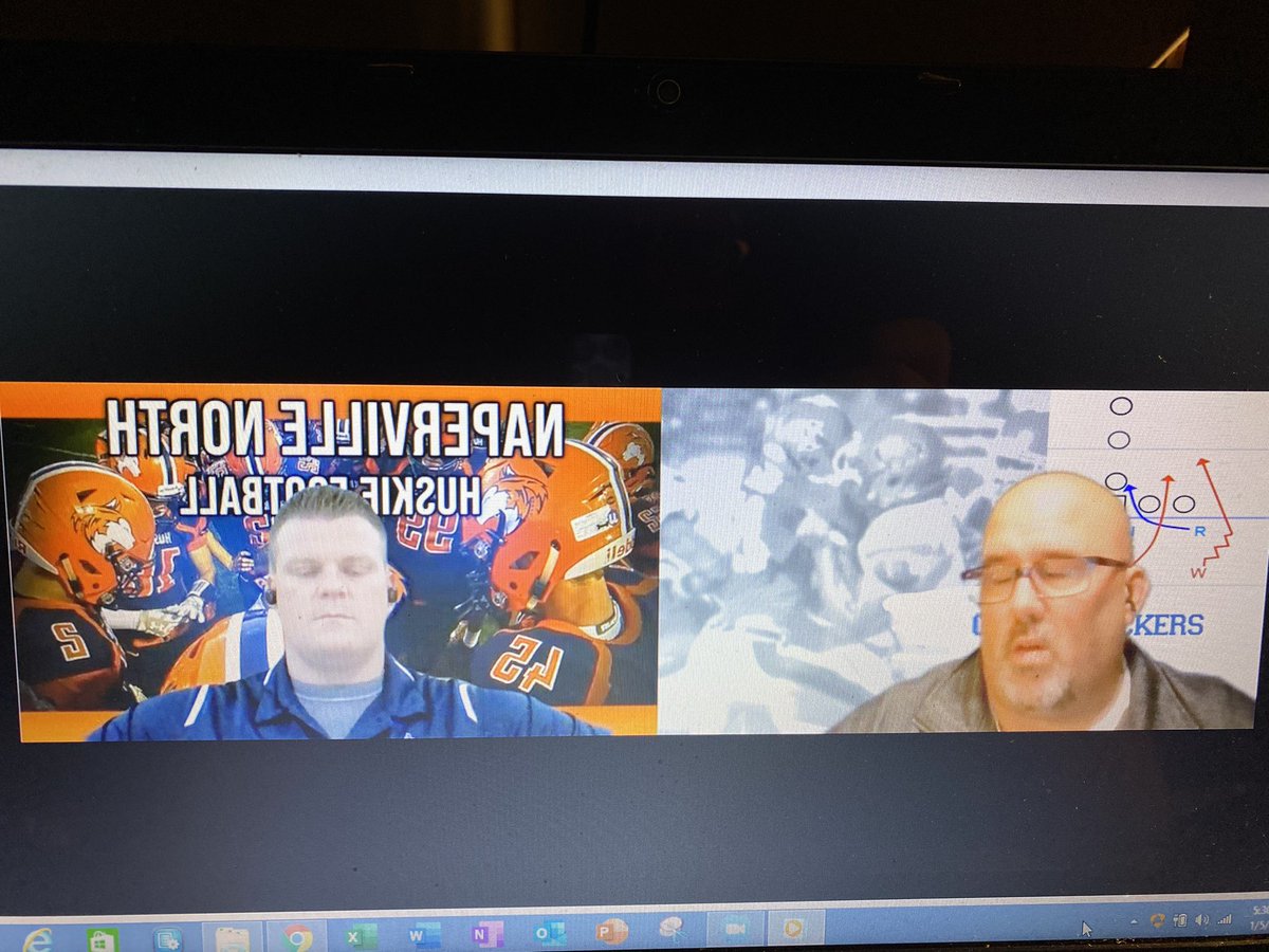 coach_bartley's tweet photo. Great past couple of days with @CoachNickDavis and @Coach_Arthurs90 talking defensive breakdowns learned a lot. Look forward to posting these in March/April https://t.co/yJ7wt73TJs