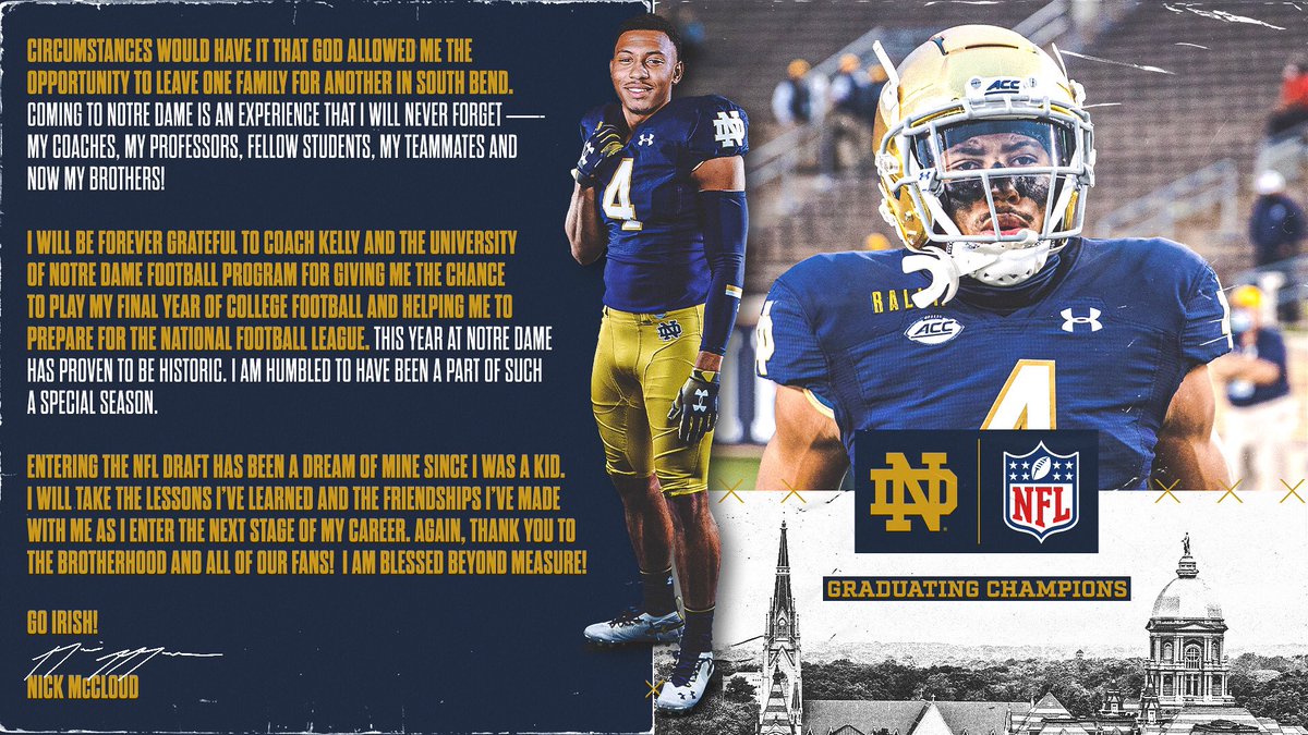 forever in my heart! 💙 
<a href="/NDFootball/">Notre Dame Football</a>