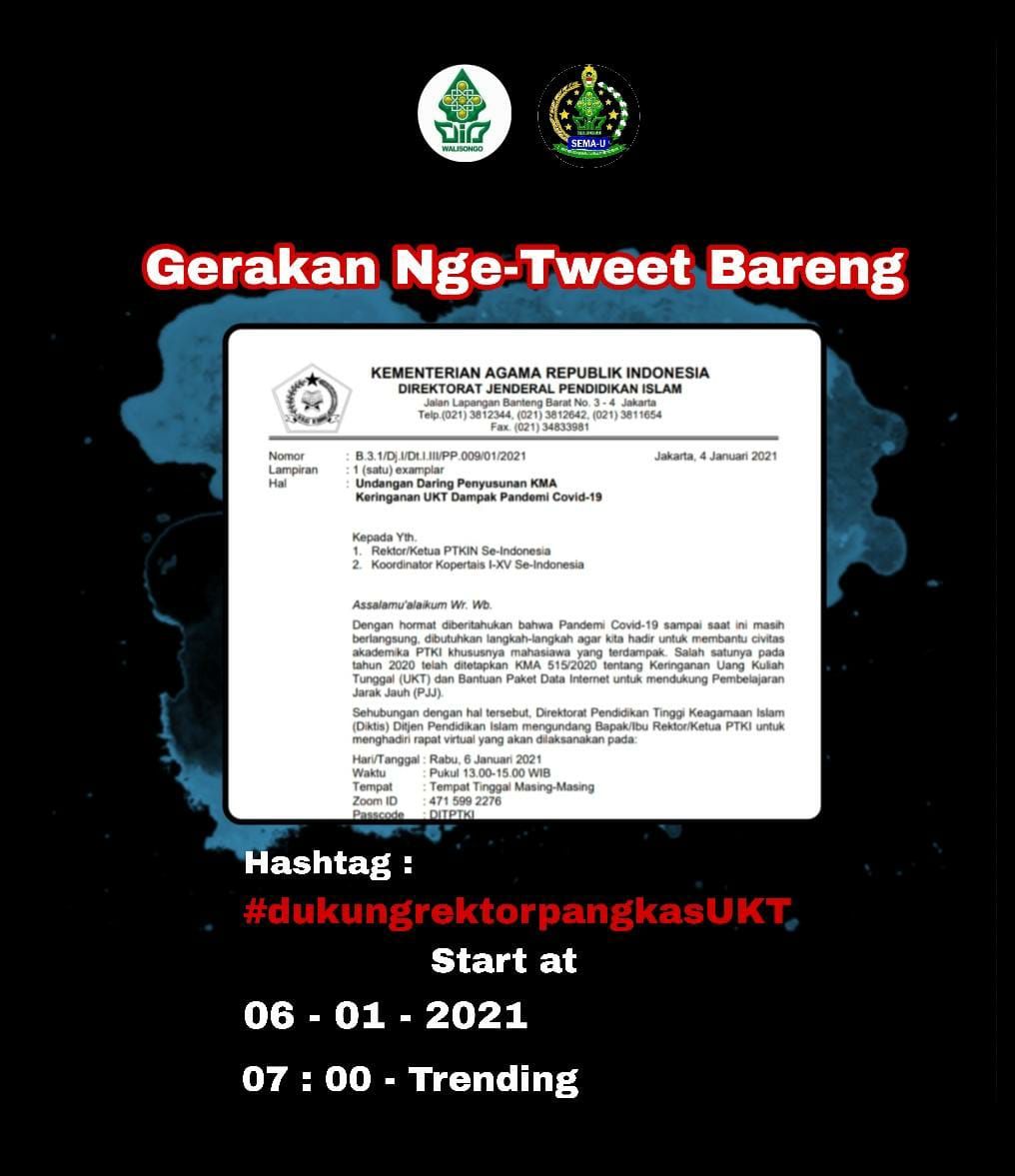 Walangs47340522's tweet photo. Kita dukung, Dan tetap kita kawal!
#dukungrektorpangkasUKT #dukungrektorpangkasUKT #dukungrektorpangkasUKT https://t.co/u9ltoRYTn7