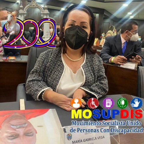 MOSUPDIS1's tweet photo. @MOSUPDIS1 también está en la #NuevaAsambleNacional  con nuestra diputada @MariaGabiAN @NicolasMaduro @nicmaduroguerra @Conapdis https://t.co/KSlSG2IVPq