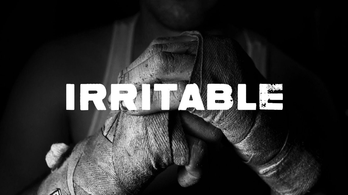 Then there are those that are suffering from IRRITABLE agitation.Essentially, you (or someone like you) has transgressed their boundaries...Perhaps it is their personal space, their desire for a cigarette, their sense of autonomy