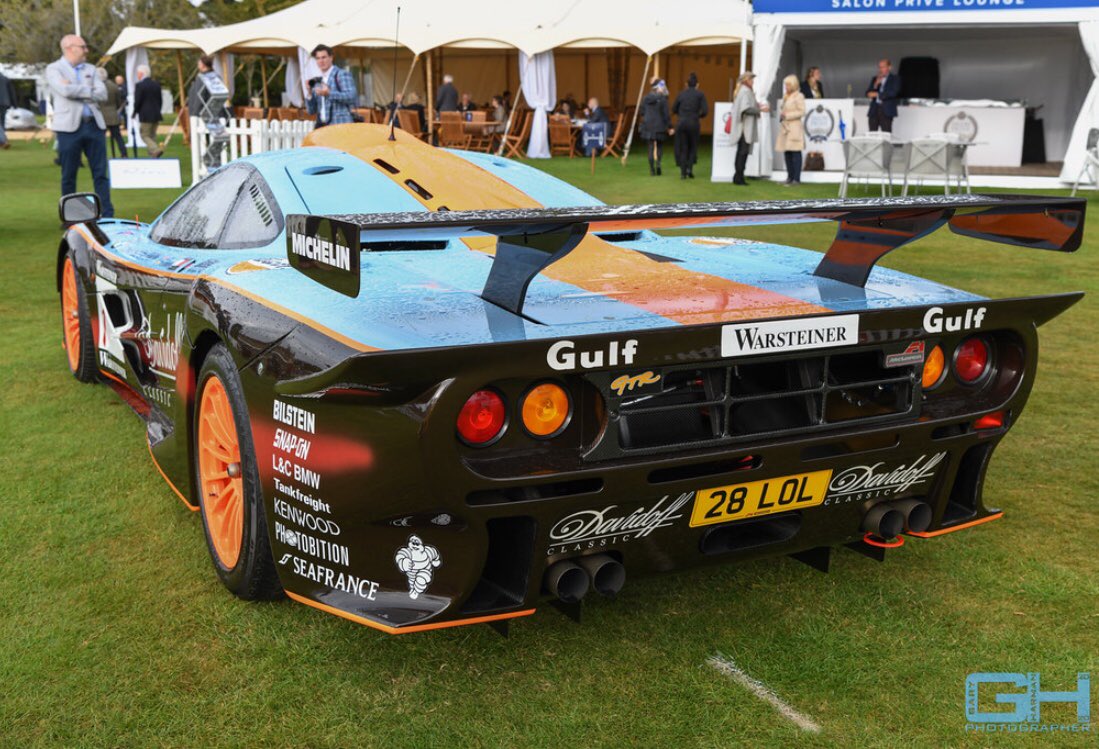 gary__harman's tweet photo. @FormulaOneWorld McLaren F1 GTR #28R 1997 Davidof 28LOL 🖤💙🧡 at Solon Privé 2020. @SalonPriveUK @Vintage_Cars @VintageLegends @semanalclasico https://t.co/wQtmPNiuyJ