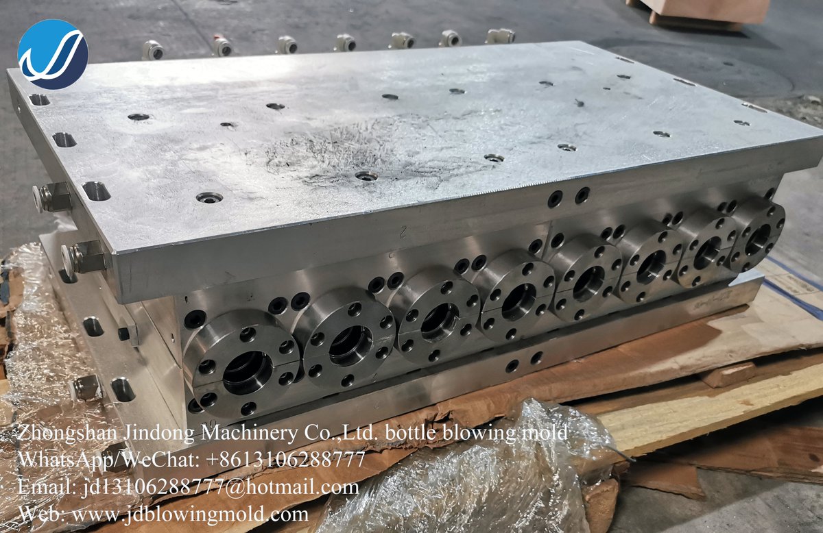 jindongmachine's tweet photo. 6 cavities bottle mold is ready to shipment. Jin Dong Machinery is the manufacturer of the bottle machine and bottle mold in China. 
WhatsApp/WeChat: +8613106288777
Web: https://t.co/Y9FAsRIpP5
#blowingmold #blowingmachine #bottlemold #package #plasticbottle #waterbottlemold https://t.co/Ca8rx3QQz1
