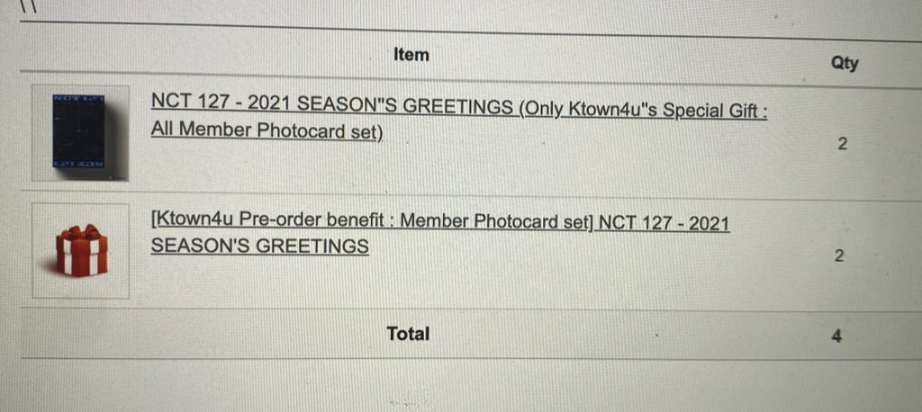 YKW0RLDSELLS's tweet photo. so kt4u sent me the wrong items! Im contacting them now :(( #YKupdates https://t.co/D7QS6RzowA