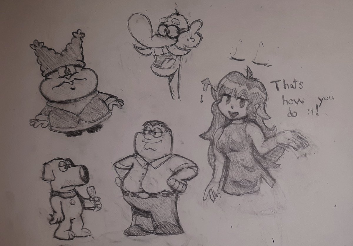 typyguy's tweet photo. character sketches for today https://t.co/kxtg92jfbg