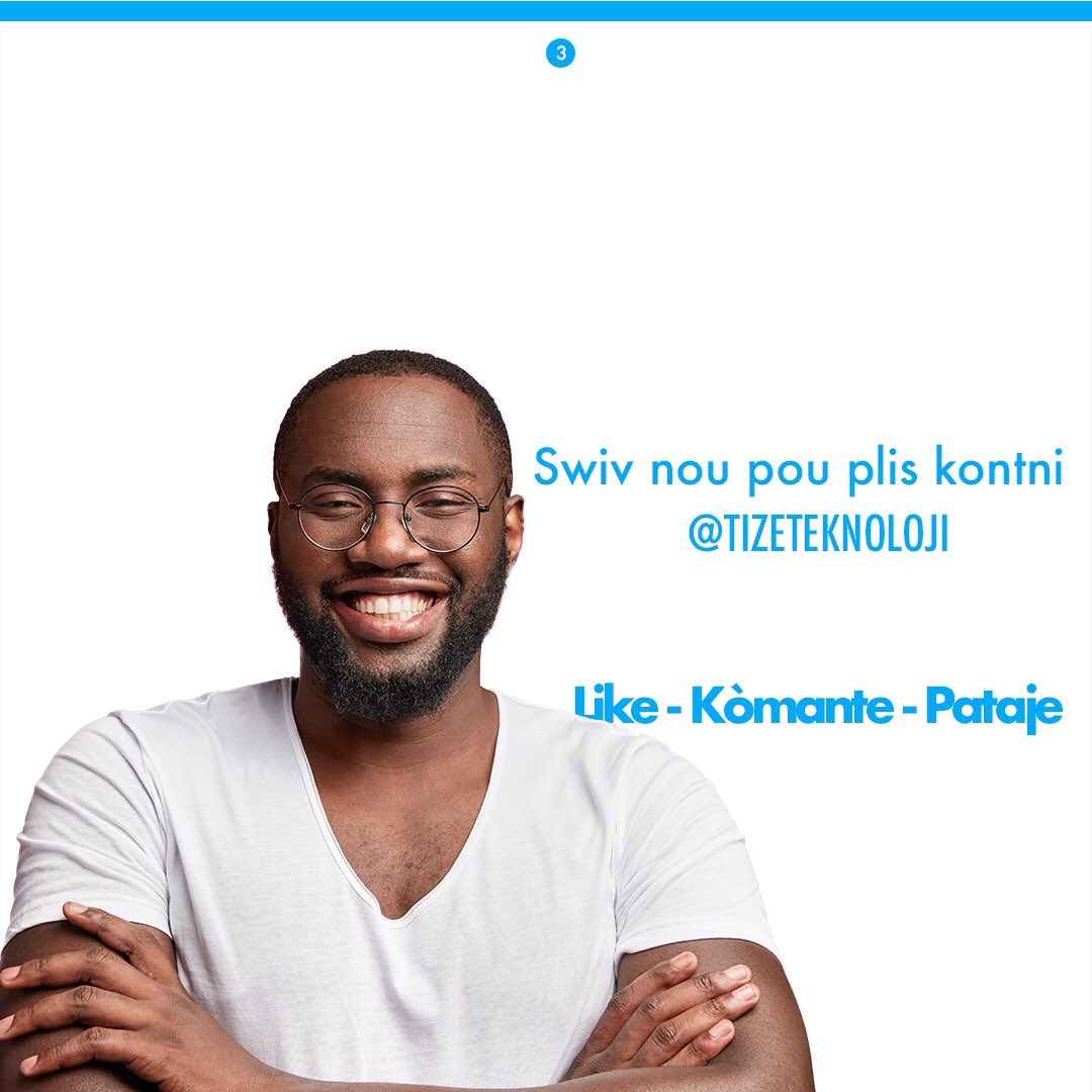 TizeTeknoloji's tweet photo. Kisa ou panse?
#komanteanba👇 #tizeteknoloji #tizè #haiti #explore #haitiantech #haititechnology #growth #teknoloji https://t.co/ESiSOLXO8a