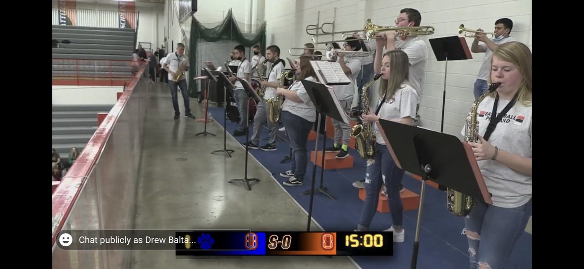 Sibley Pep Band under the direction of Mr. Carlson is kicking butt! Good work! Congrats to our @WestLyonGirlsBB team on their W tonight!