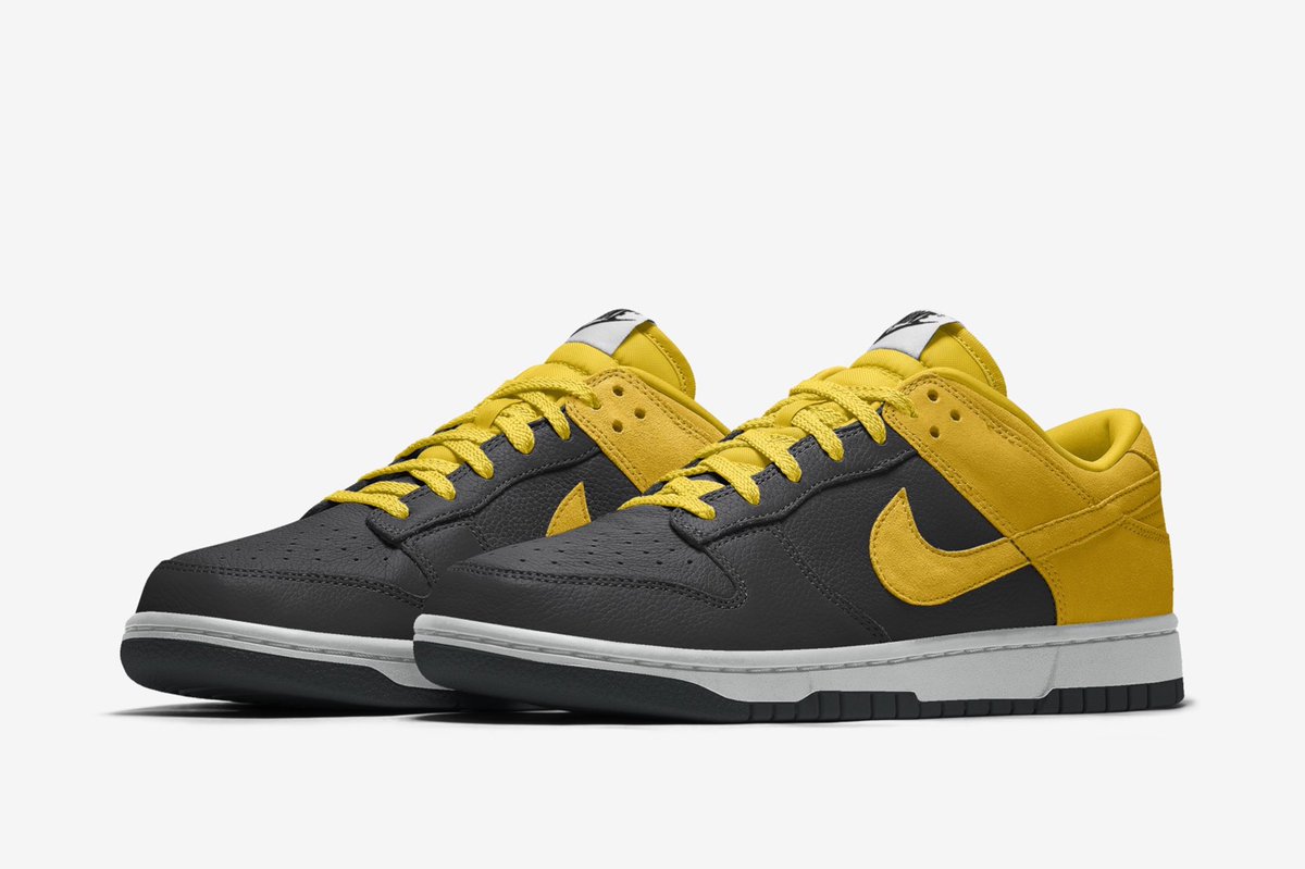 Nike By You Dunk Lows as cartoon characters. 