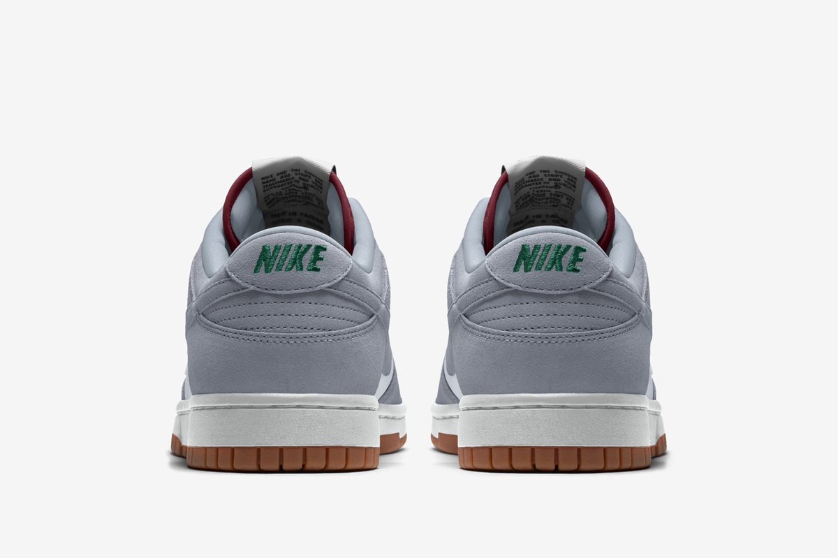 Nike By You Dunk Lows as cartoon characters. 