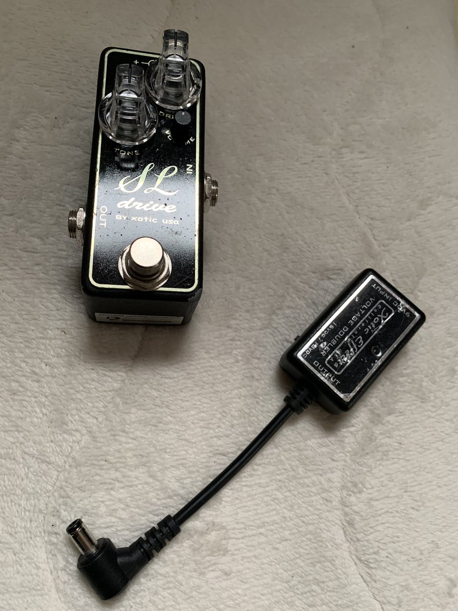 tmge_sora's tweet photo. まいにゅーぎあです。
Xotic SL drive&voltage doubler
こいつらの力を試してみようと思います
#Xotic
#sldrive https://t.co/Nx17keFzN5