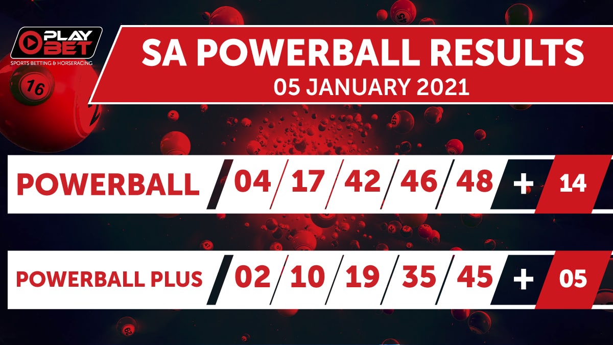 Here are your SA Powerball results, for more go to https://t.co/rIPGQE0LxP

#PlayTheGame https://t.co/kuxHLaTd2P