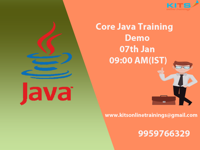 kits_trainings's tweet photo. #Kits Online Trainings invites you to enroll for the free demo session on #core_java by live industry experts on 07th Jan 09:00AM(IST)
https://t.co/UUogyeoEyU
#core_java #java_programming #java_training #java_course #Kits
Email : kitsonlinetrainings@gmail.com
phone: 9959766329 https://t.co/xeTbjvRJn9