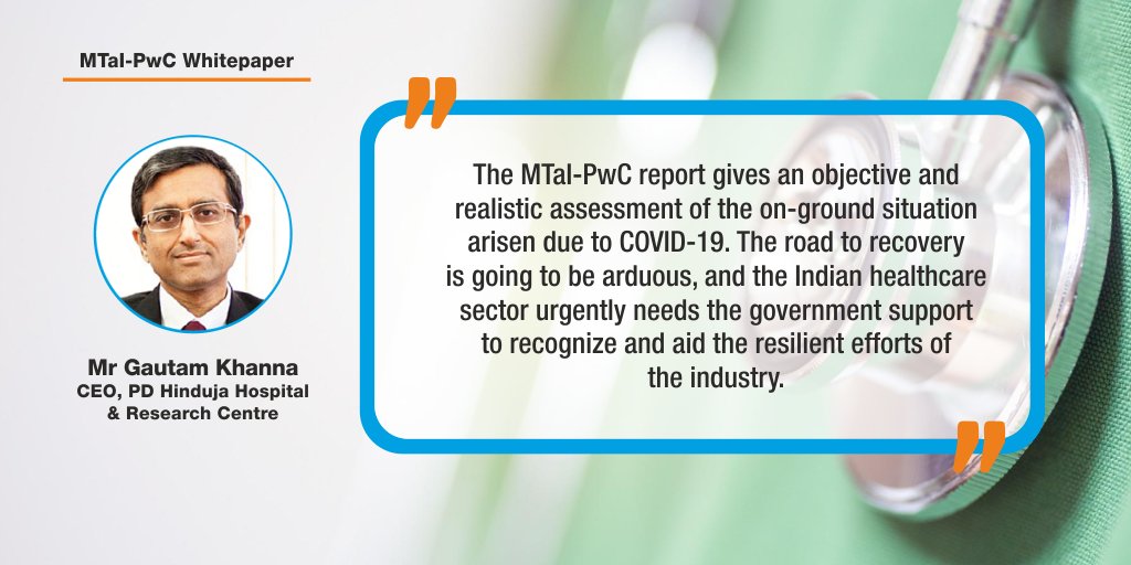 Launch of #MTaI-#PwC #Whitepaper: Due to reduced patient footfall, the cash reserves of hospitals shrank. This led to deferment of capital expenditure as well as purchase of medical devices. 

Download the report: bit.ly/Wp-download