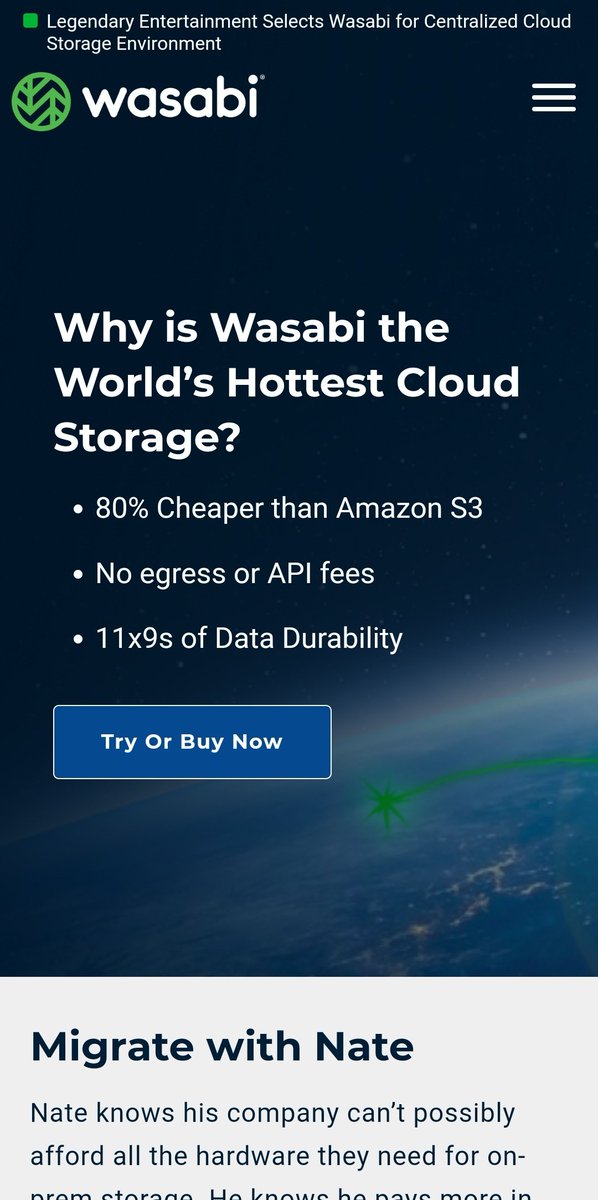 Lesson 4 - there are also some great centralized alternatives too!Wasabi is great. It doesn't charge for API requests and is ~80% cheaper than AWS and charges no egress The only "catch" is that they charge for a minimum of 1TB + 3 months. Which is a normal use case 