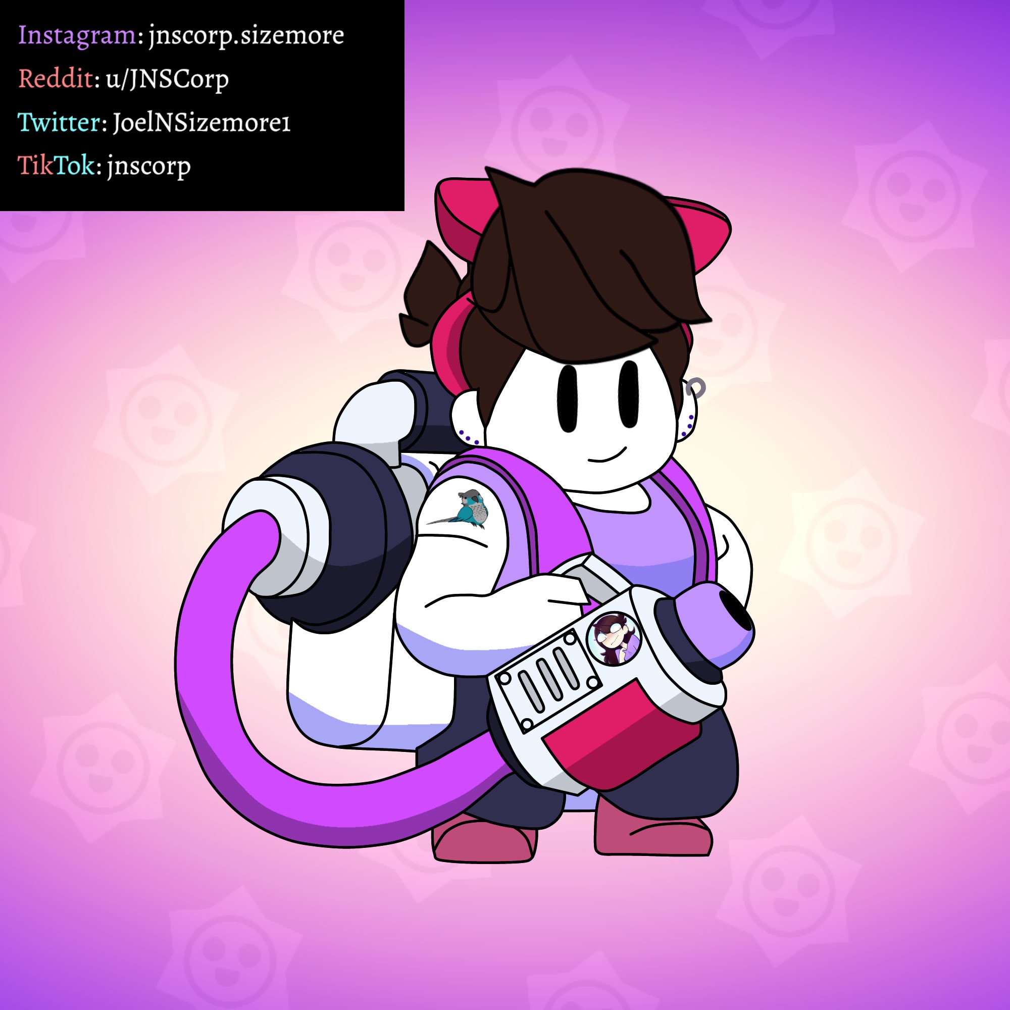 JNS Corp. on X: It's Jaiden Animations as Pam💜❤️(Skin Concept!)  #BrawlStars #BrawlArt #BrawlStarsArt #brawlstarsfanart #brawlstarspam # JaidenAnimations @JaidenAnimation  / X