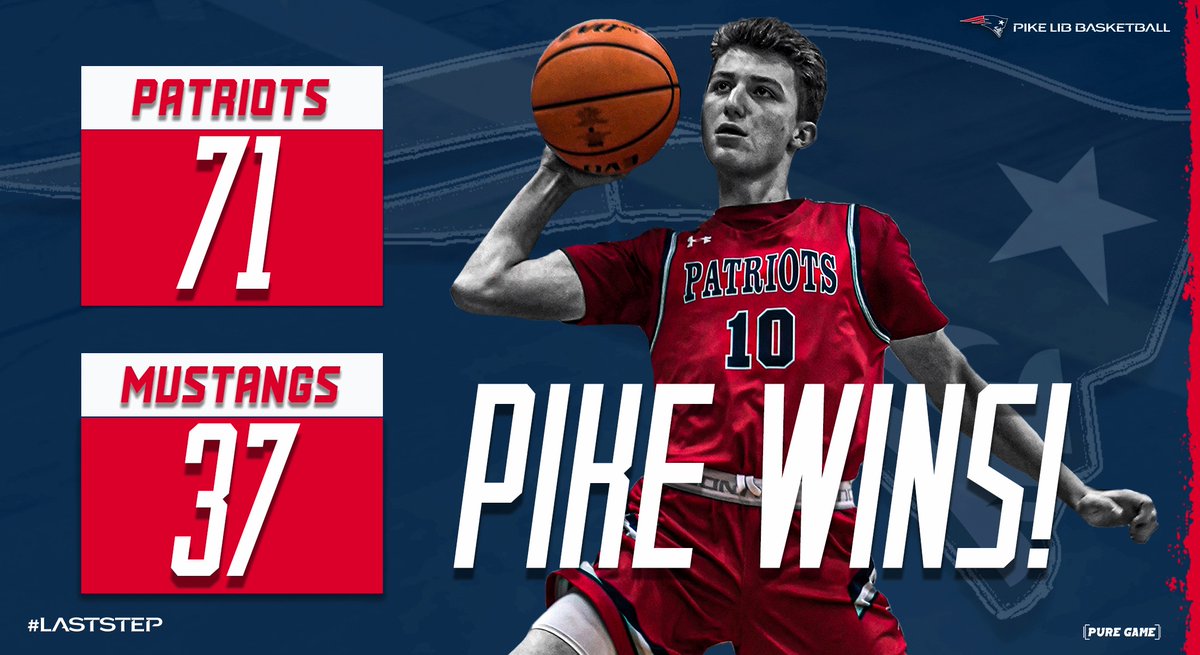 PikeLibPatriots's tweet image. Pike wins! The @PikeLibPatriots defeated the @SUAMUSTANGS 71-37 earlier tonight! #GoPike #PatriotsTogether #LastStep