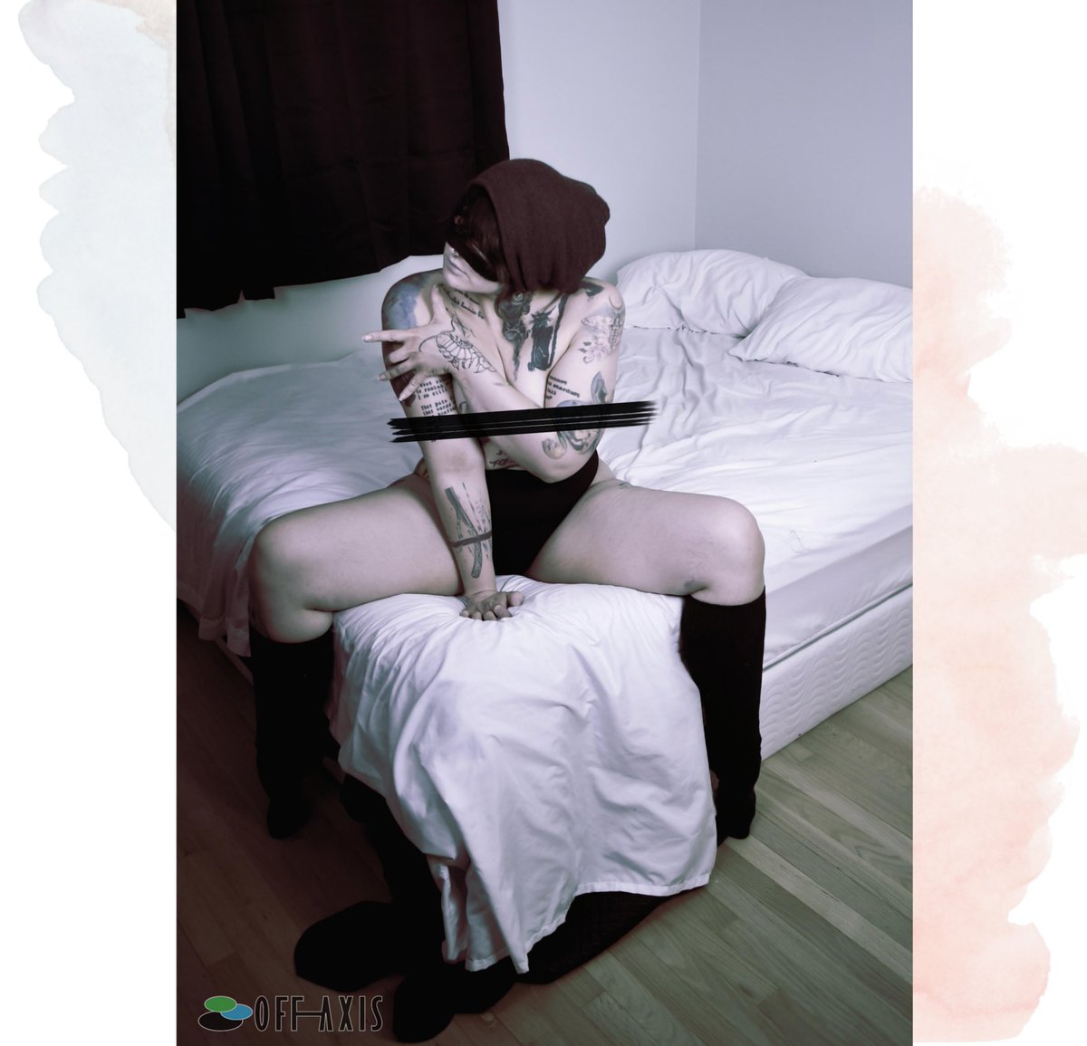 OffAxisCreation's tweet photo. We never bother making the bed, it's just going to get messy. Are you a bed maker or an agent of chaos? https://t.co/dtKR33nCe2