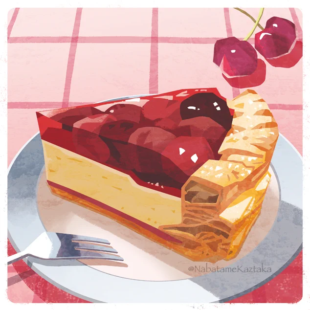 #ケーキの日 らしいので過去に描いたものをいくつか。この前のタグで出したのと少しかぶるけど。 
