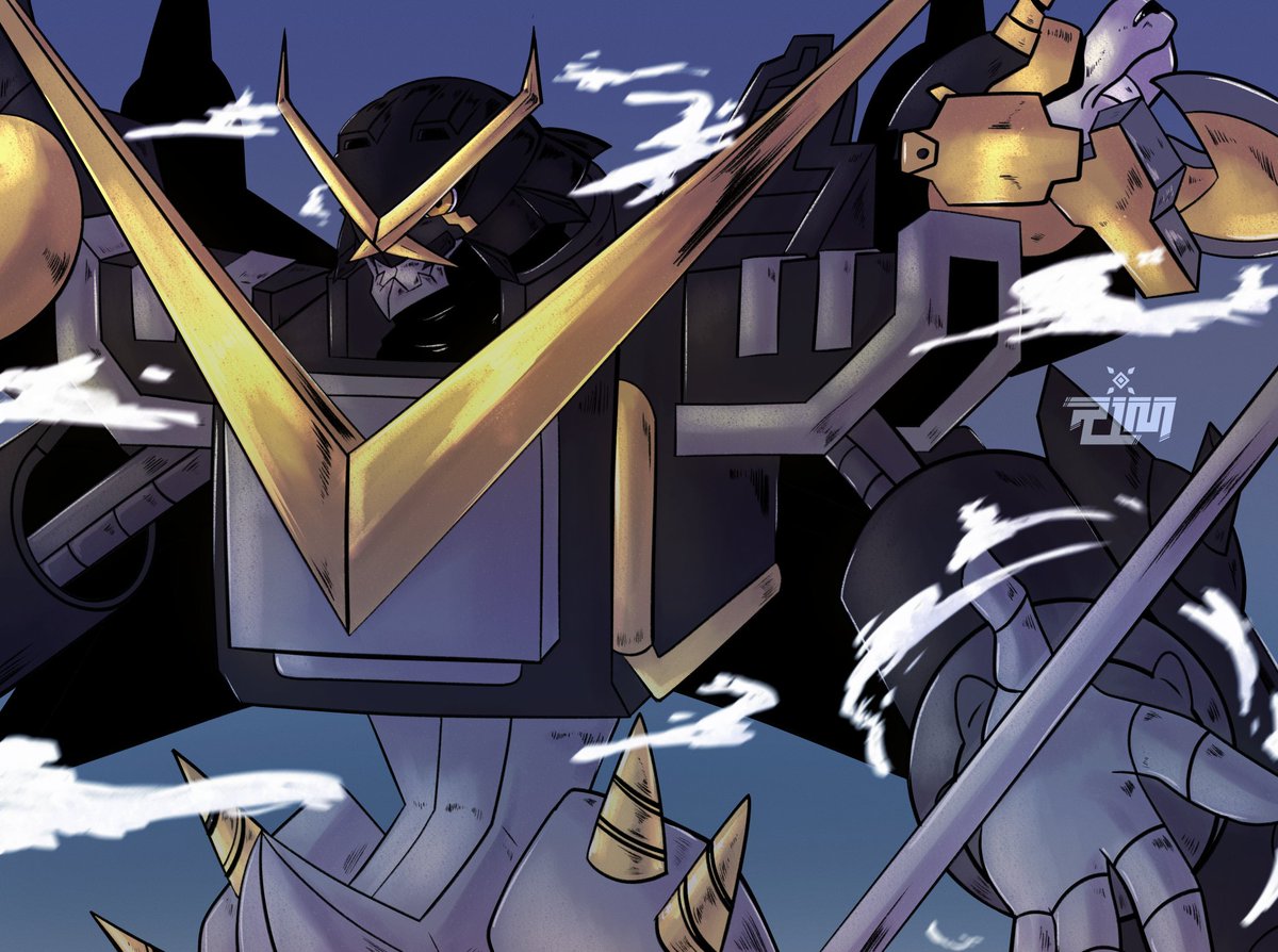 Digimon Daily Drawing #5 ❌ Mega Black Shoutmon X7 ❌ ✨ #Digimon