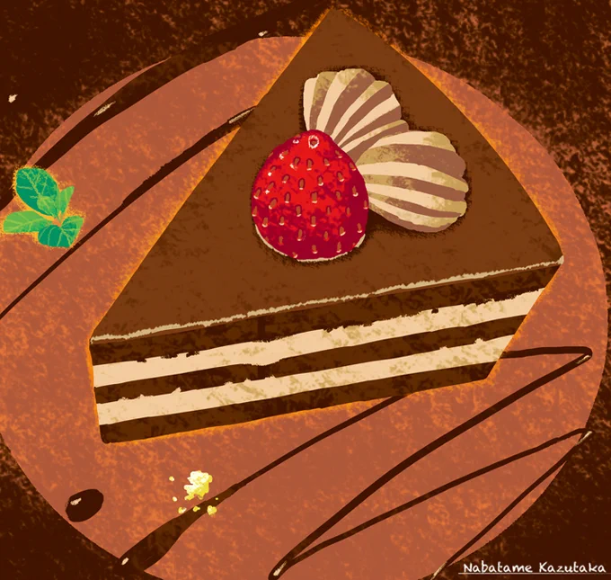 #ケーキの日 らしいので過去に描いたものをいくつか。この前のタグで出したのと少しかぶるけど。 