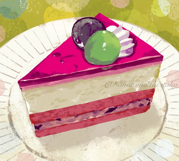 #ケーキの日 らしいので過去に描いたものをいくつか。この前のタグで出したのと少しかぶるけど。 