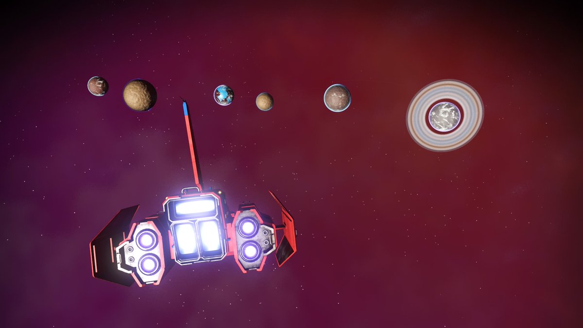 JewelieDBee's tweet photo. #NoMansSky #NMS #SpaceExploration #PlanetaryExploration #SetouchiSystem #StringOfPearls #PS4share https://t.co/fANfyeuVpE
