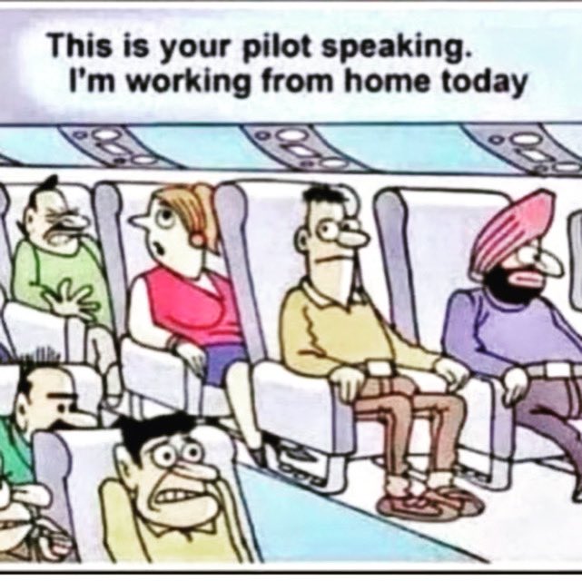 He too works from home 😂