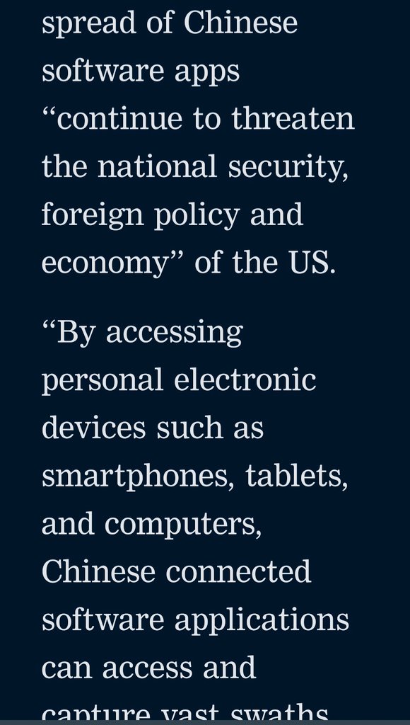 Amberfish009's tweet photo. Trump Bans China APPS 

Too little too Late?

Comment below👇⬇️⬇️

@DrCryptolite
Find me on #Youtube 

#JackMa #China #CCP #24hoursinpolicecustody #AlyGoni #zonauang #FightForTrump #HongKong #vaccine https://t.co/8ZTNndJEBY