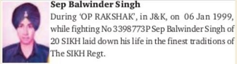  #ObituaryOfTheDayJust look at the photo - This boy would've been barely 20yrs old when he made the supreme sacrifice.God Bless his likes ..