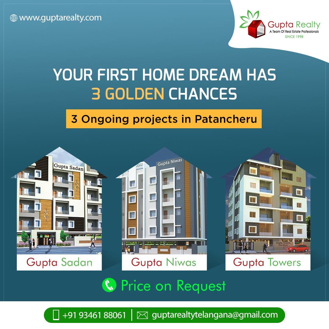 Own your first home close to ORR. Schedule a visit with #GuptaRealty & invest before it's all booked.  Reach us on 9346188061

guptarealty.com/ongoing-projec… 

#realestate #ongoingprojects #propertyinvestment #propertyforsale #properties #2bhkhomes #apartments #2bhk #2bhkflats