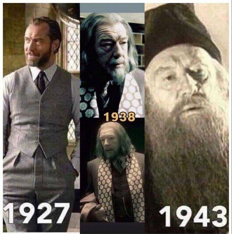 teachergoals's tweet photo. Q: What happened to Dumbledore over 16 years?

A: Teaching. https://t.co/i8Acrj9Tel