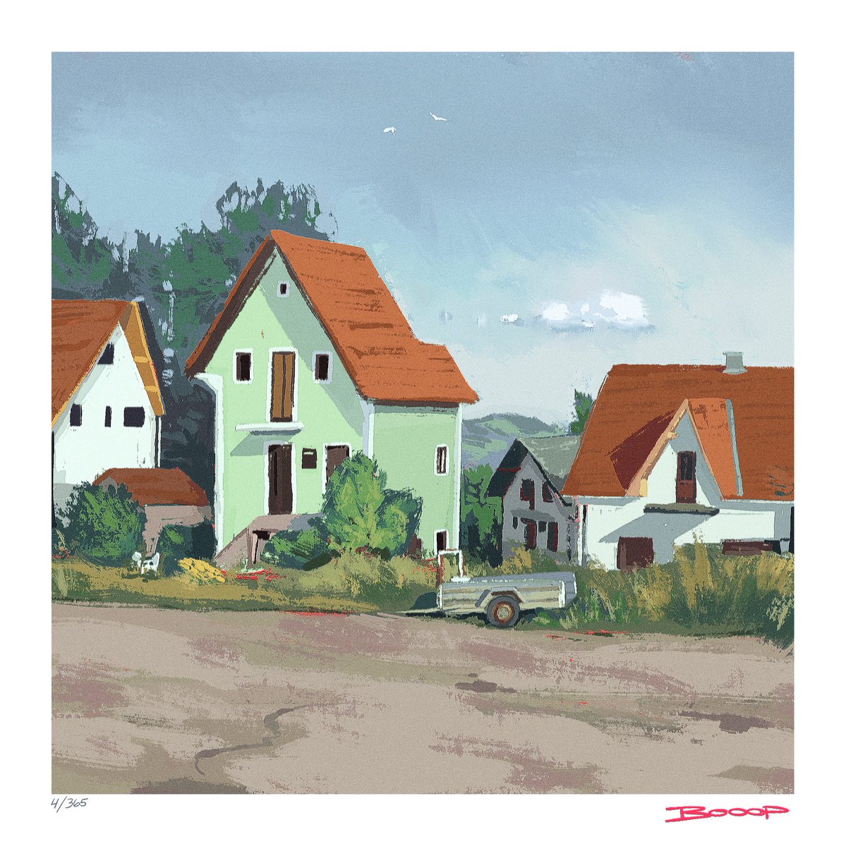 Brettybooop's tweet photo. Dobroselica, Serbia [4/365]

#Procreate #pleinair https://t.co/14qKPk8tGP