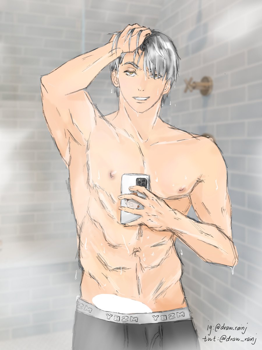 draw_rainj's tweet photo. Bokuto + shampoo challenge
(I was a little busy today so dont mind how messy it is lol. Also, tmi, but i've seen so many pee-wees today. I need holy water)

⚠️nsfw 18+⚠️

#Haikyuu #haikyuufanart #bokuto #bokutokoutarou #anime #animefanart #ShampooChallenge https://t.co/hqV7DIptA6