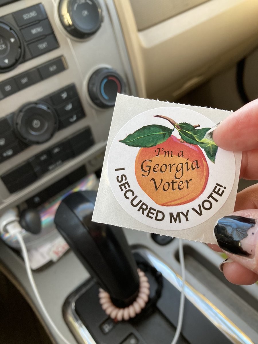moon_goddess72's tweet photo. I did my part today #TurnGeorgiaBlueAgain https://t.co/eEWPNBPoyM