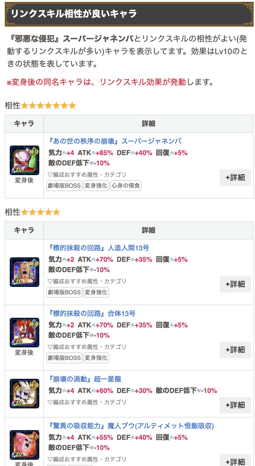 バード ドッカンバトル ドッカンバトル 邪悪な侵犯 スーパージャネンバ極限後の性能 T Co Gtyc2szyhh